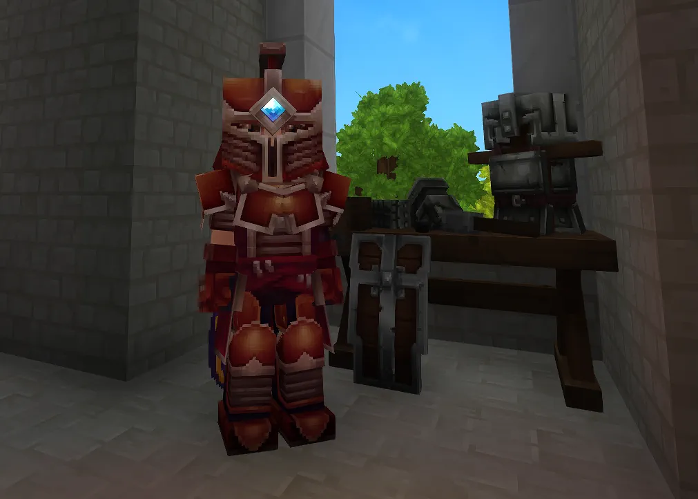 Hytale Full Adamantite Armor Screenshot