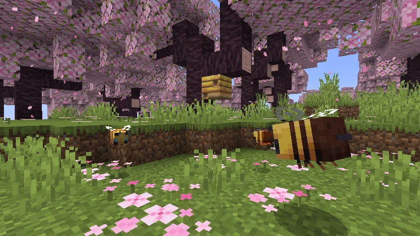 Minecraft Baby Bees Screenshot