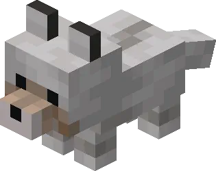 Minecraft Baby Wolf