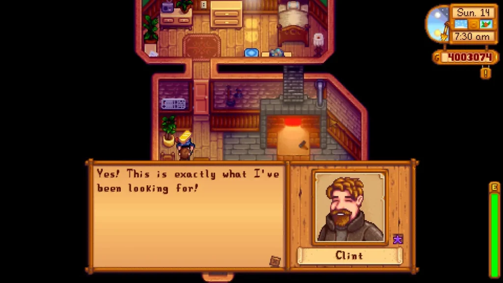 Stardew Valley Clint Heart Events
