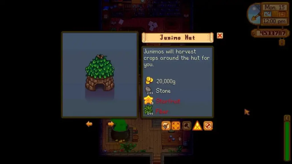 Stardew Valley Junimo Hut