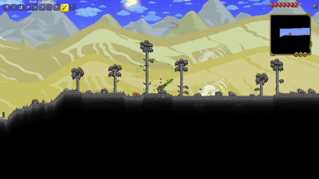 Terraria Blade of Grass Use