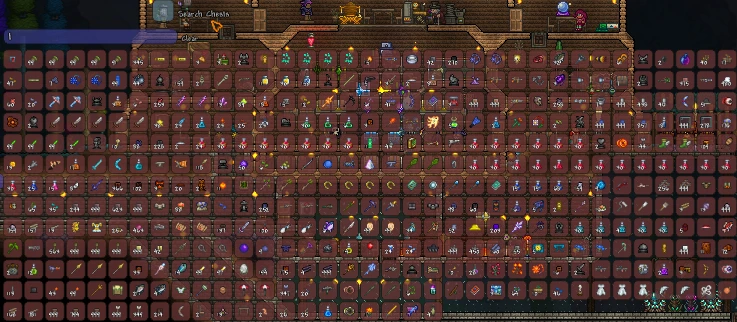 Terraria Item Inventory