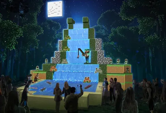 Minecraft Live 2026 Recap: Minecraft Experience Moonlight Trail Concept Art Screenshot