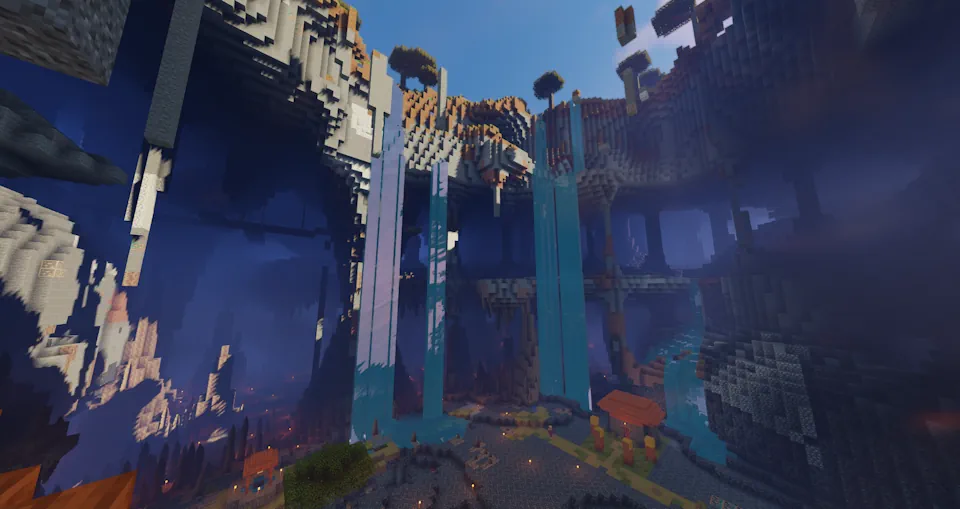 Minecraft Underground Village Screenshot