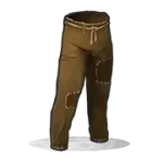 Rust Burlap Trousers