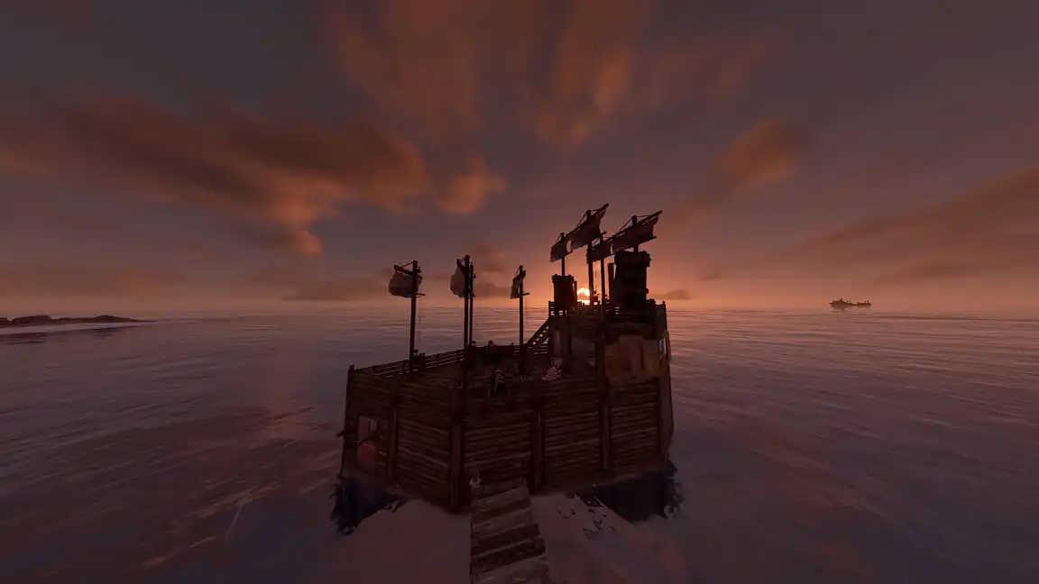 Rust Pirate Boat Base
