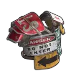 Rust Road Sign Jacket