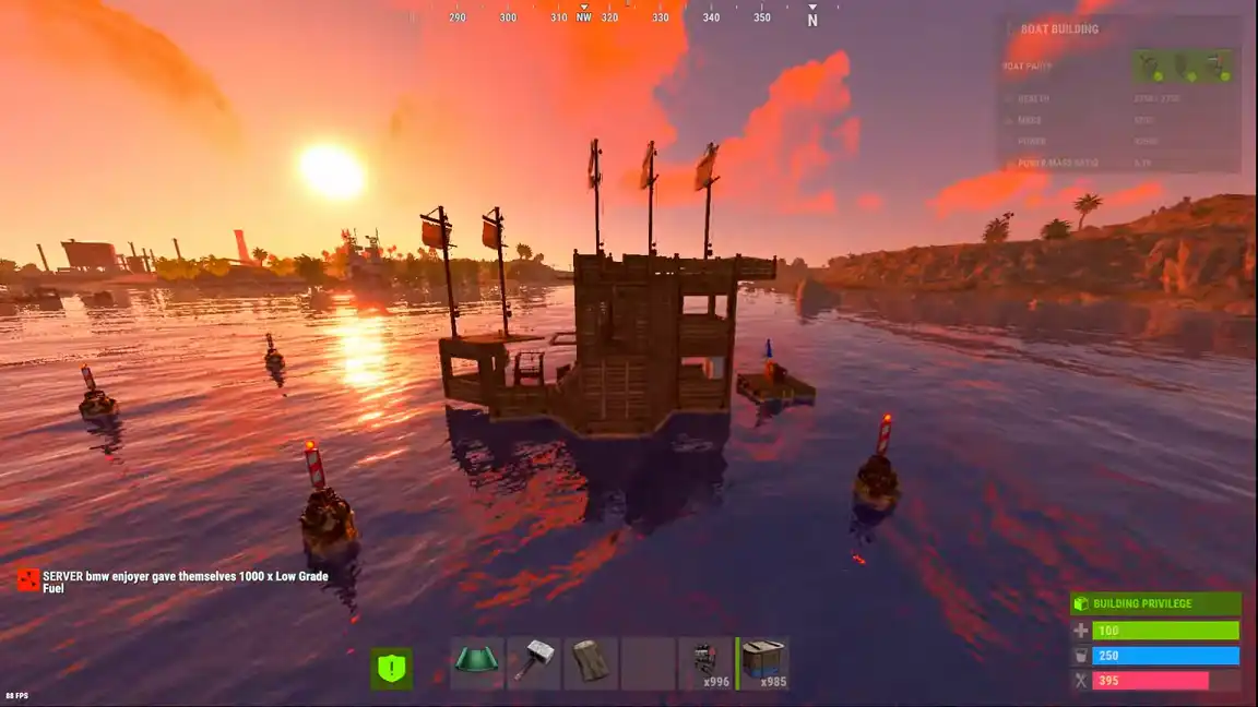 Rust Scrapper Boat Base