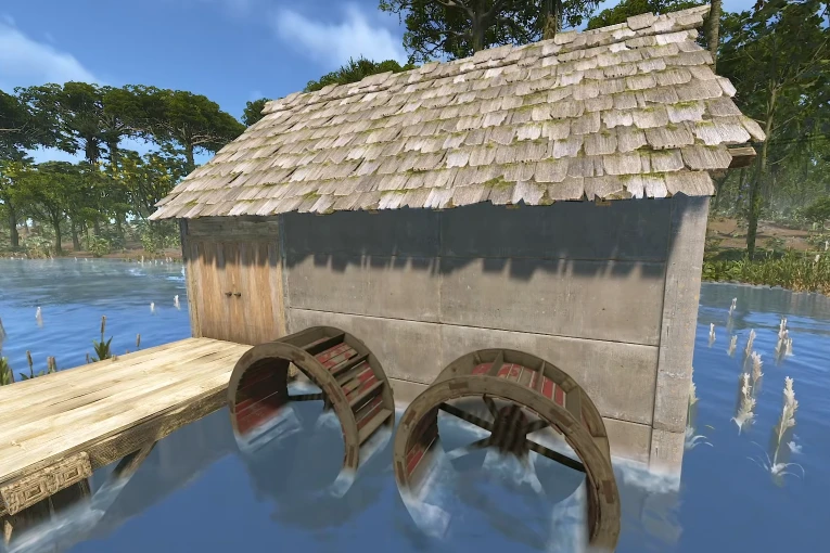 Rust Spring Clean update Water Wheel