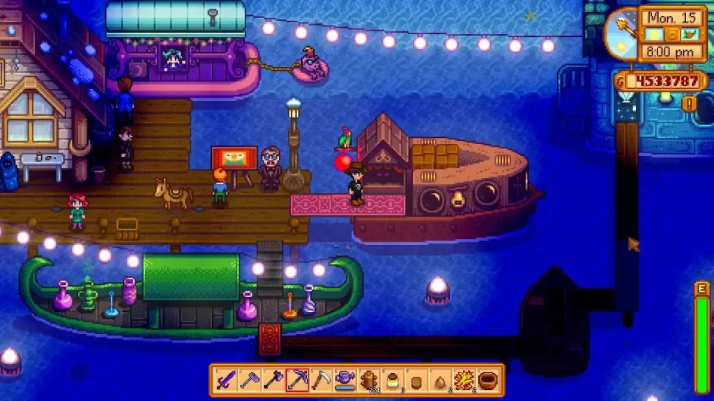 Stardew Valley Night Market Magic Boat