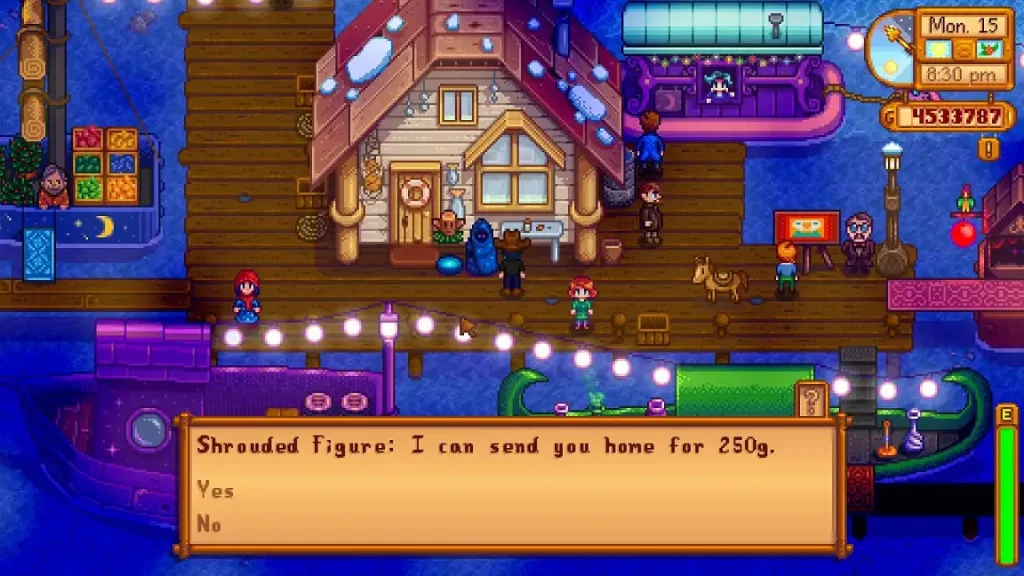 Stardew Valley Night Market Shrouded Figure