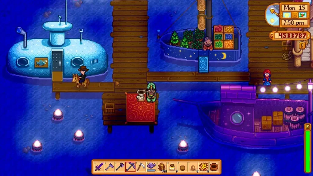 Stardew Valley Night Market Submarine