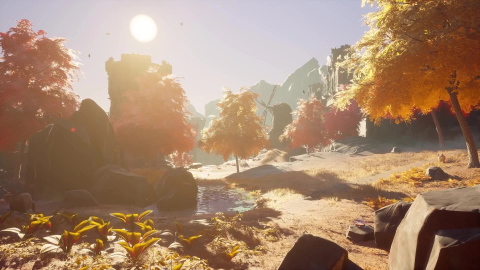 RuneScape Dragonwilds sunny landscape