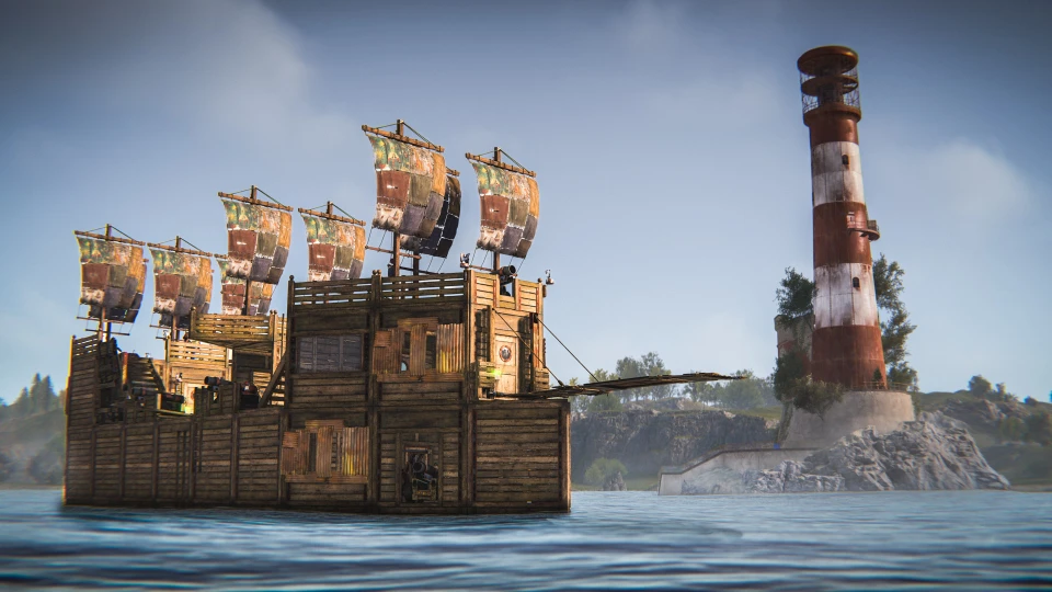 Rust Player Boat screenshot