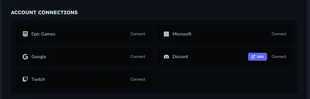 Hytale Discord Integration Connect Button Screenshot