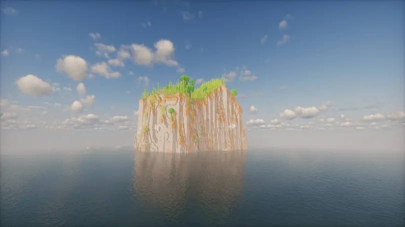 Bamboo Jungle Island With Tall Cliffs Screenshot