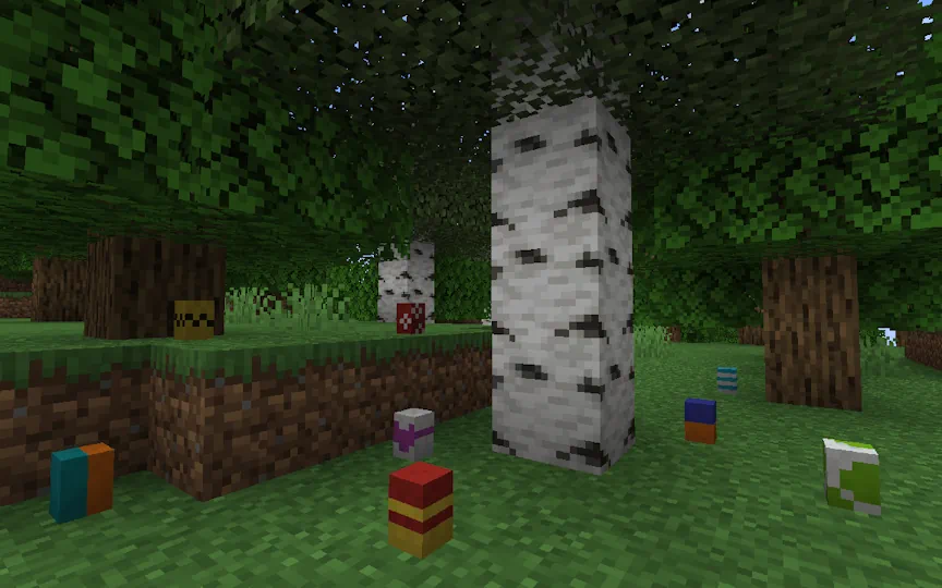 Minecraft Mod Easter's Delight: Painted Eggs On Ground Screenshot