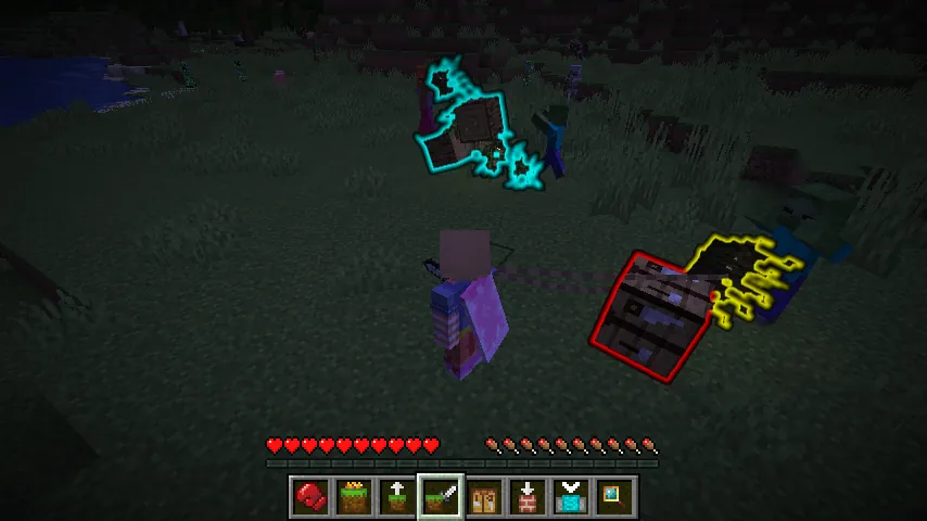 Minecraft April Fools 2026 Herdcraft Update Blocks Fighting Screenshot