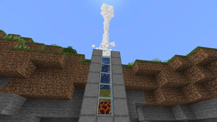 Minecraft Maximum Power Geyser Screenshot