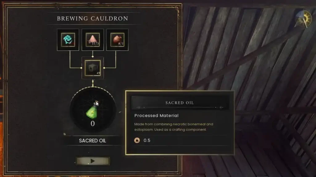 RuneScape Dragonwilds Sacred Oil