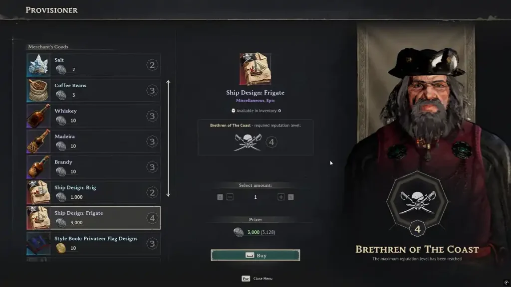 Windrose Frigate Plans