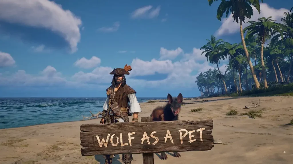 Windrose Wolf as a Pet mod