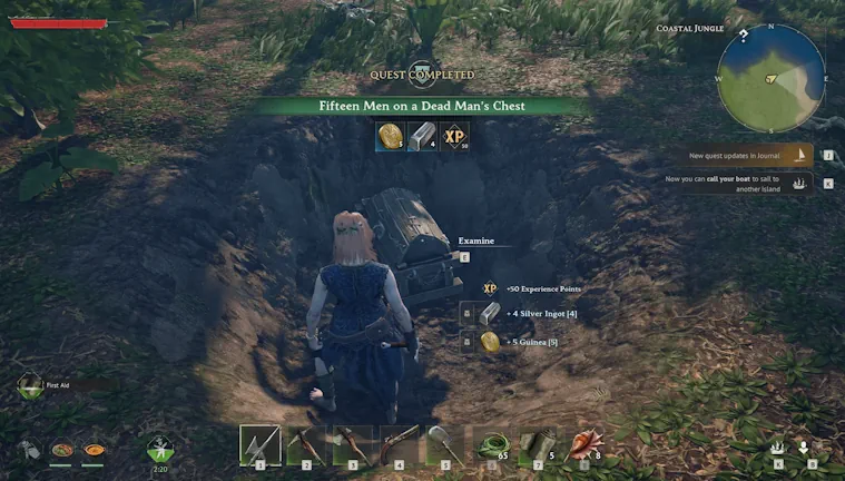 Windrose 15 Men on a Dead Man’s Chest Quest Complete Notification Screenshot