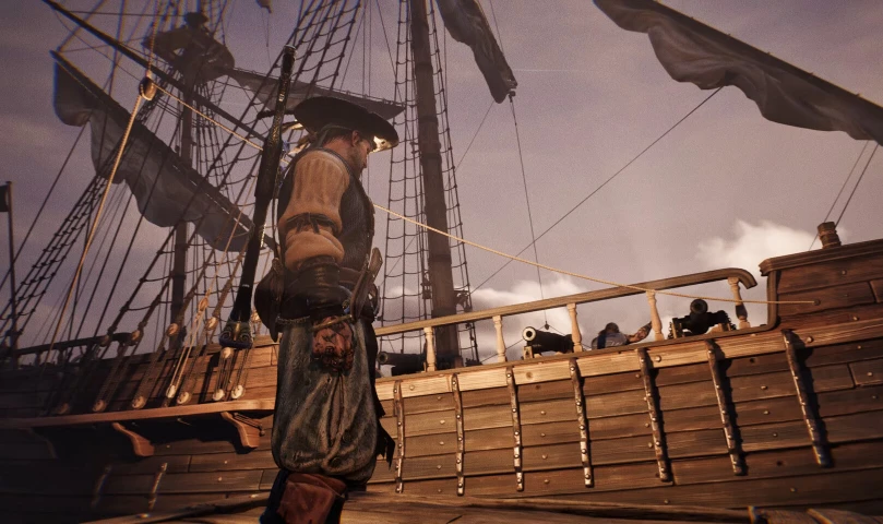 Windrose Pirate and Their Ship screenshot