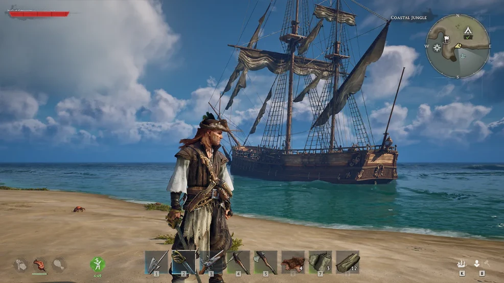 Windrose Pirate on Beach screenshot