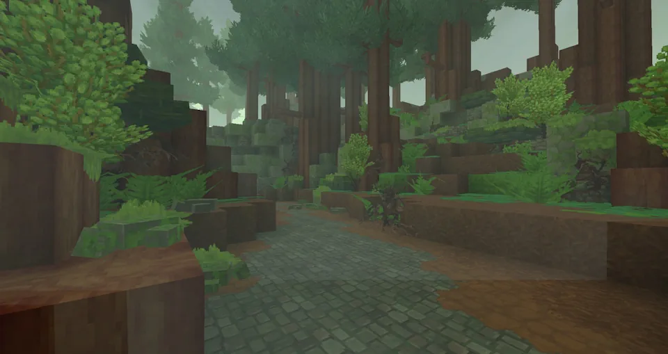 Hytale Foggy Road Screenshot