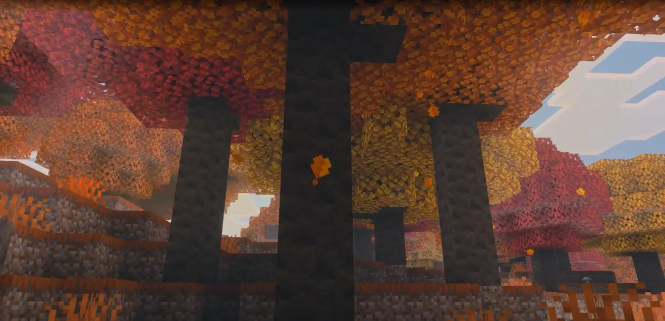 Minecraft Dappled Forest Screenshot