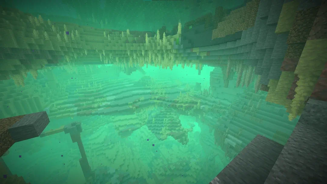 Flooded Sulfur Caves Biome Screenshot
