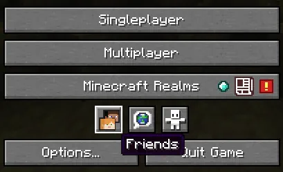 Minecraft Java Main Menu Screenshot