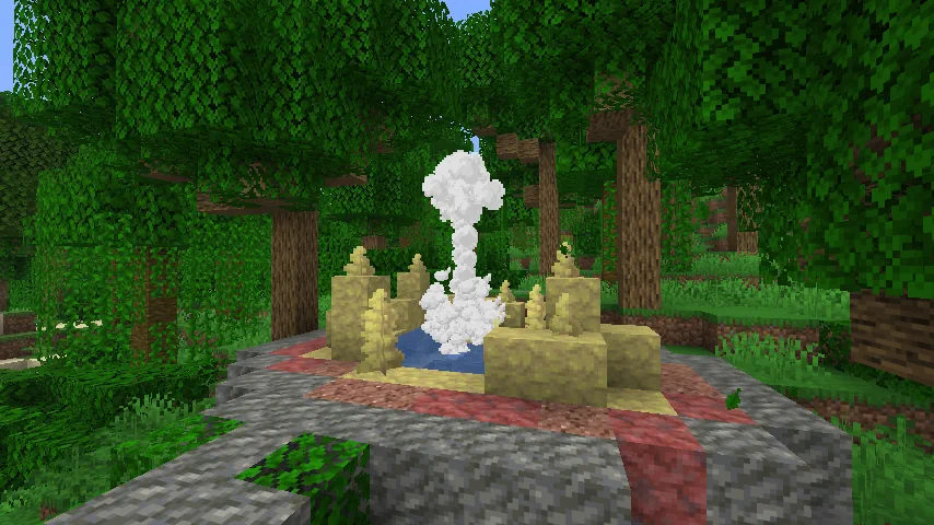 Minecraft Jungle Geyser Screenshot