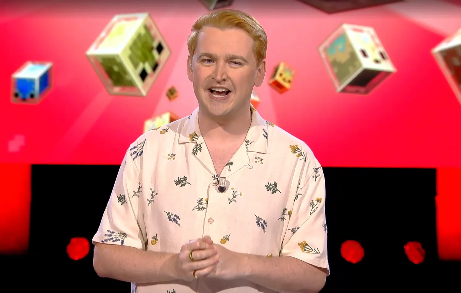 Scott Major On Stage at TwitchCon 2026 Hosting Minecraft Live