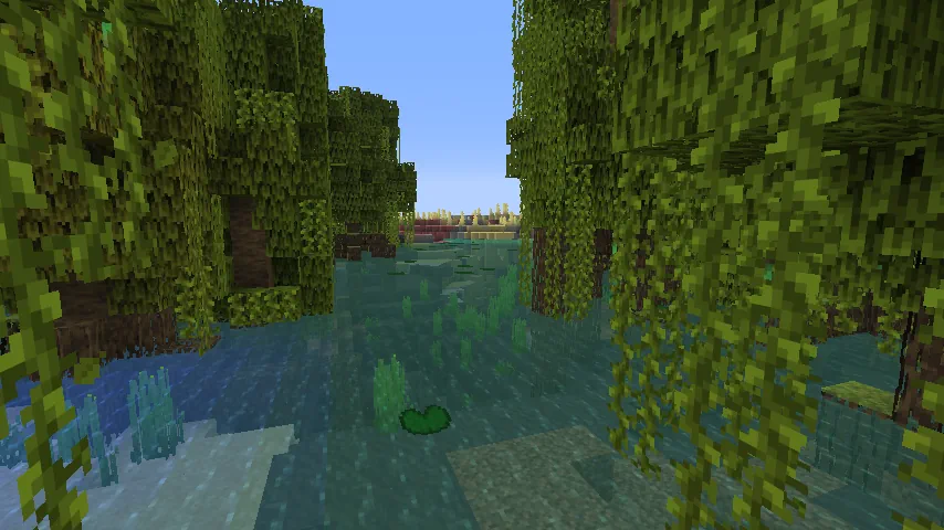 Minecraft Mangrove Path to Sulfur Caves Screenshot