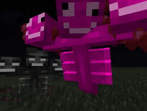 Minecraft Pink Wither Screenshot
