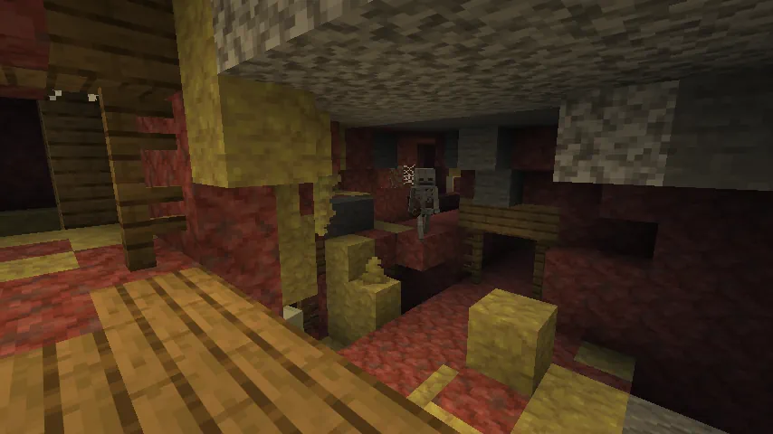 Minecraft Sulfur Caves Mineshaft Screenshot