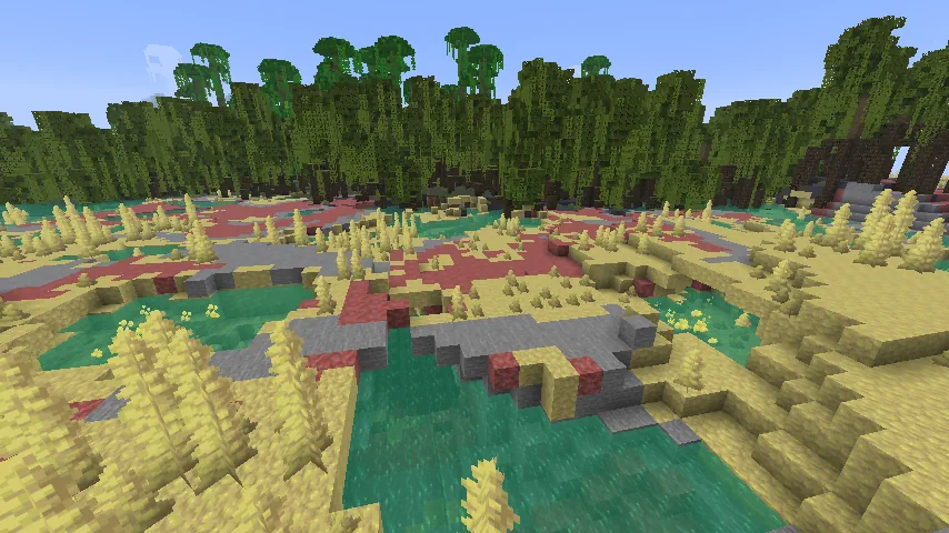 Minecraft Surface Sulfur Caves Screenshot