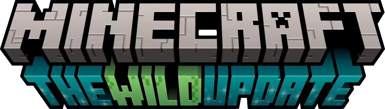 Minecraft Wild Update Logo