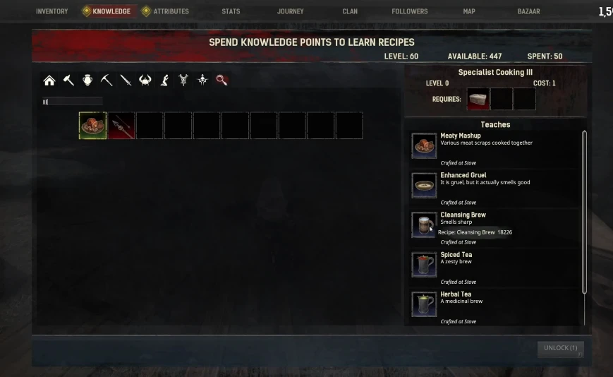 Conan Exiles Cleansing Brew screenshot