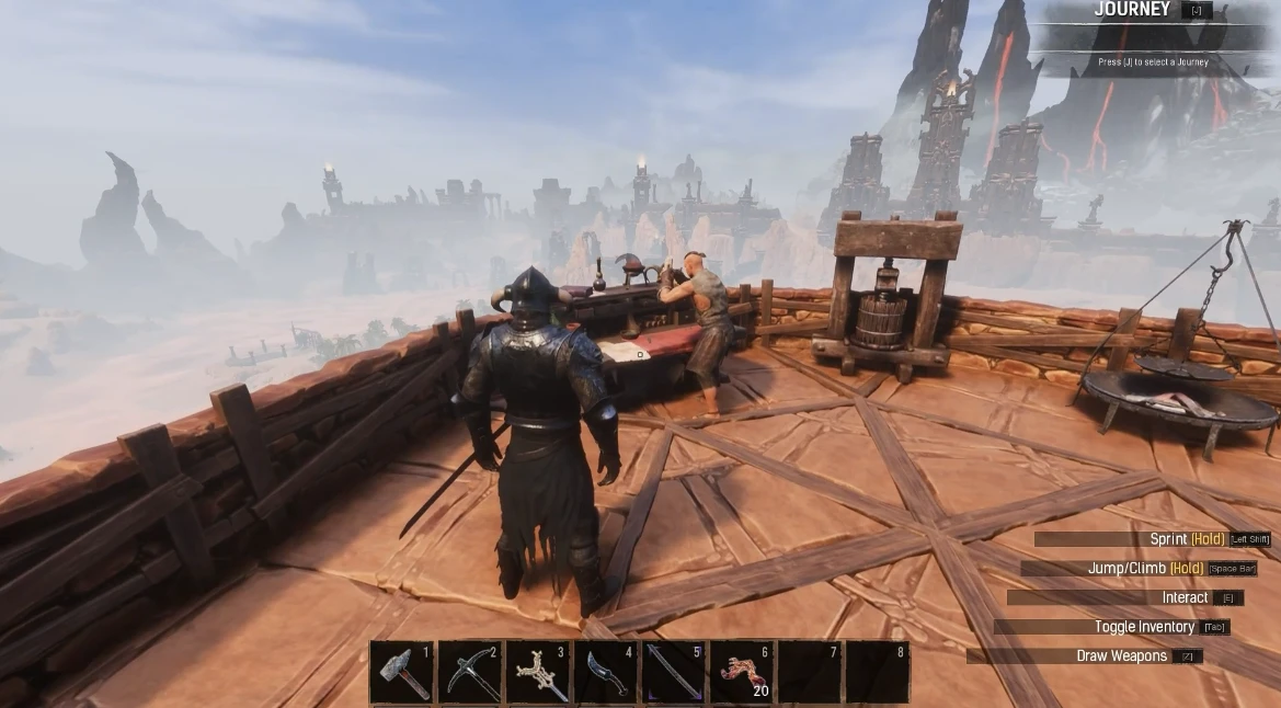 Conan Exiles Hardened Leather Crafting Table screenshot