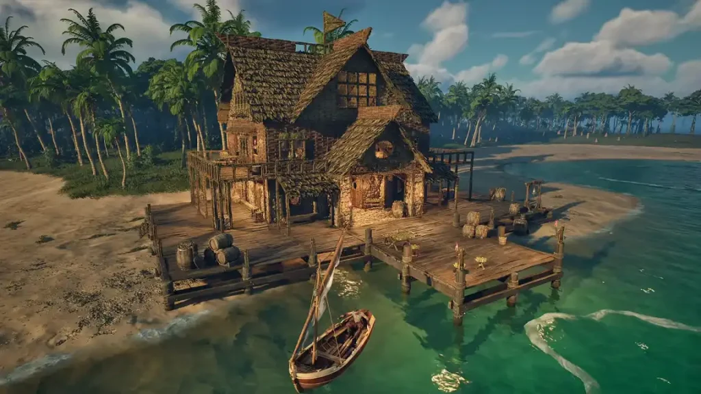 Windrose Beach Hut Base Build