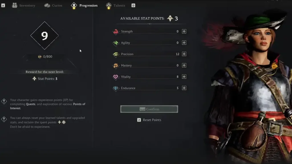 Windrose Beginner's Stats Tips