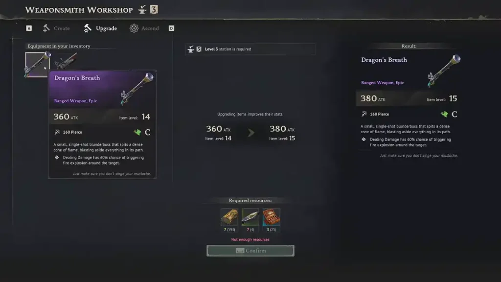 Windrose Dragon's Breath Build
