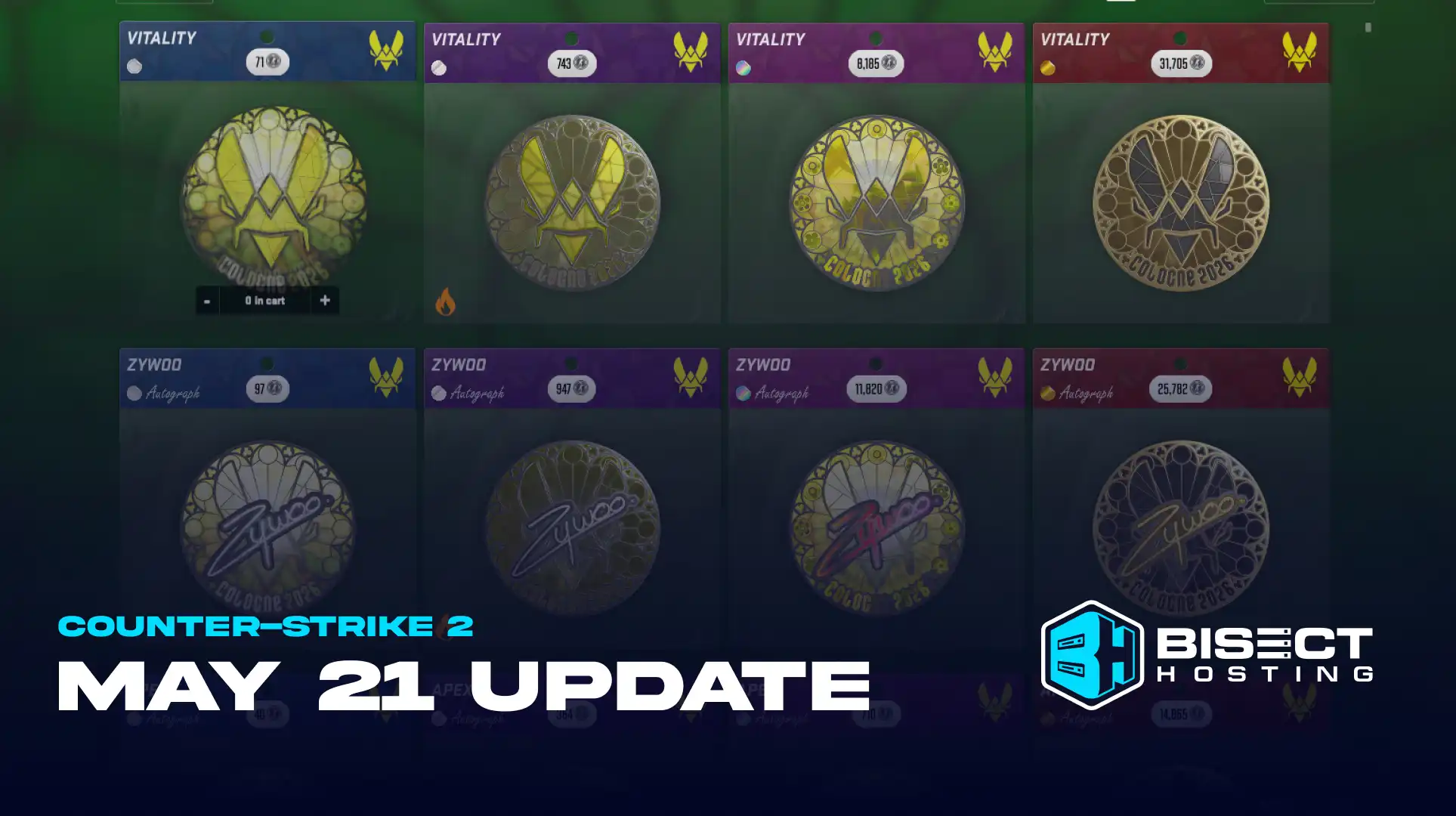 CS2 Update Patch Notes (May 21): Souvenir Trade Up Changes, Cologne 2026 Pick'Em, & more