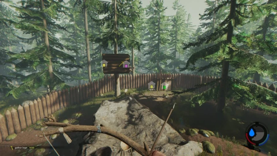 The Forest Player Base screenshot