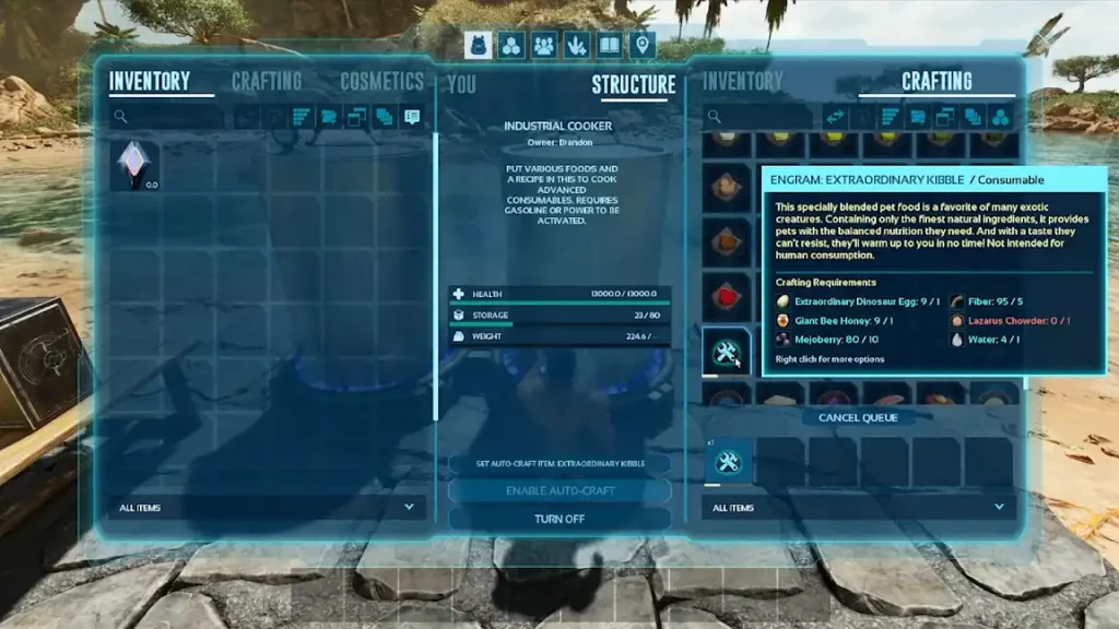 ARK Survival Evolved Kibble
