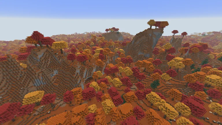 Minecraft Big Dappled Forest Screenshot